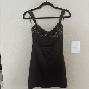 Luvalot Black Mini Lace Dress!!